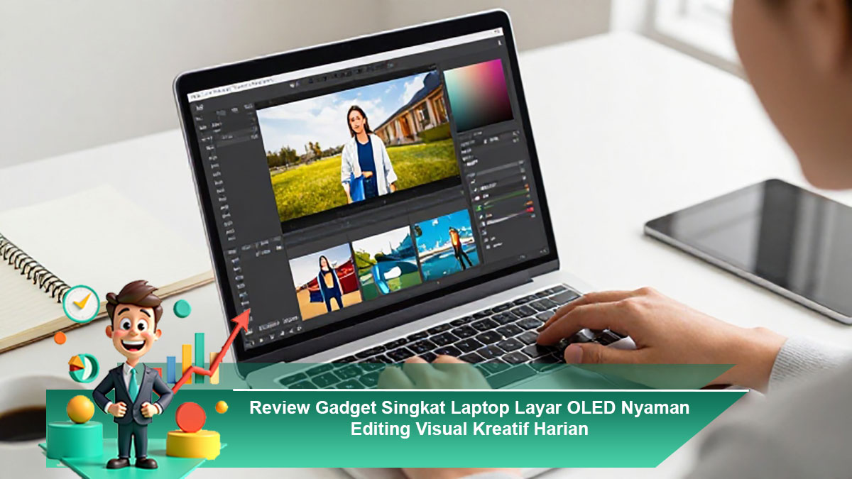 Review-Gadget-Singkat-Laptop-Layar-OLED-Nyaman-Editing-Visual-Kreatif-Harian